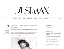 Tablet Screenshot of justmax.com